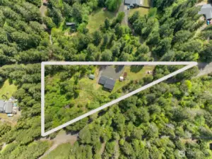 Overhead general visual of both lots