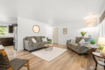 Living room as you enter the house