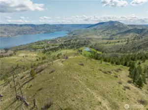 The Southern Peak of the property, with BMR golf course to the East and public lands to the South.