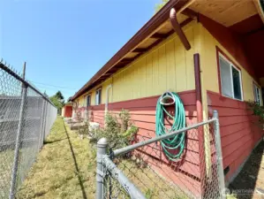 Back of home.