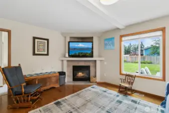 Cozy Gas Fireplace!