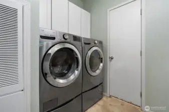 Laundry room (washer & dryer stay) also where the back door is located.