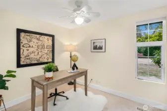 One of three bedrooms.