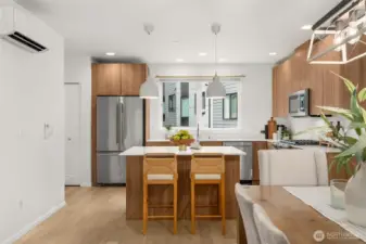 Looking back towards the kitchen to take it all in-