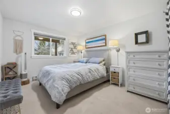 The lower main floor features 2 bedrooms.