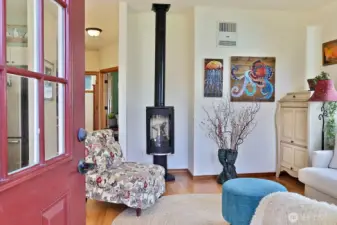 Jøtul Norwegian gas fireplace installed. $10,000 value.