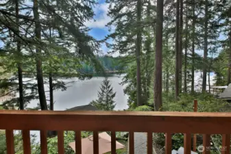 Cabin view from the balcony.