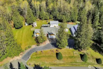 Private, quiet, and flat 4+ acre property
