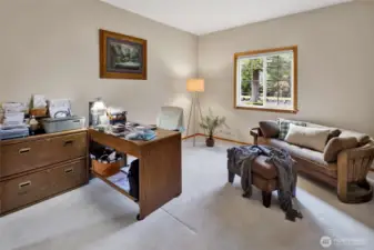 Secondary bedroom #3 is currently being used as an office