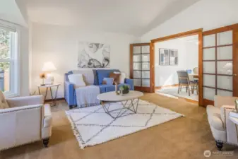 Bright and inviting living space with abundant natural light.