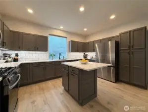 New stainless steel appliances