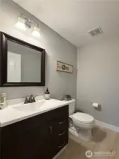 Main floor half bath