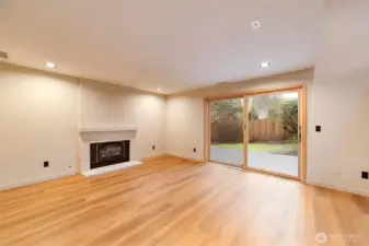 Alternate View of downstairs family room.