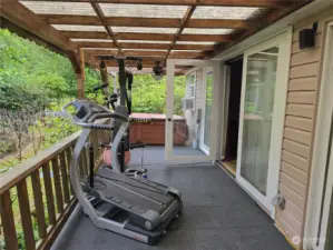 Back Porch with Hottub