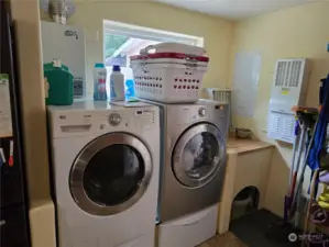 Utility Room w/ On Demand Hot Water