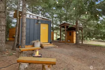 spa/sauna/hot tub located on lot 3.