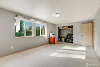 Another view of 3rd bedroom. Closet doors do come with the home.