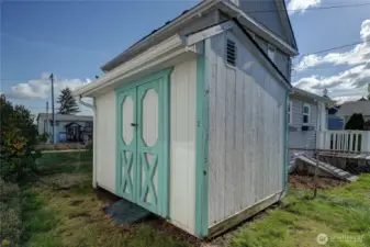 Out building with power