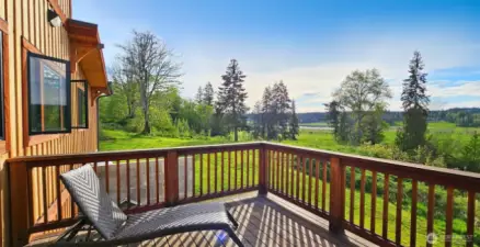 Gorgeous Views of from the wrap around deck off the dining room and chef's kitchen