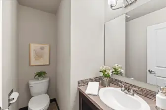 Main floor bathroom