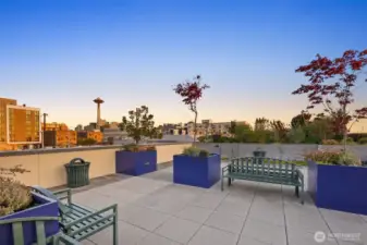 Community Deck on same floor as unit