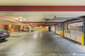 Two parking spaces