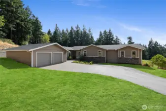 You'll love the size of this two car garage