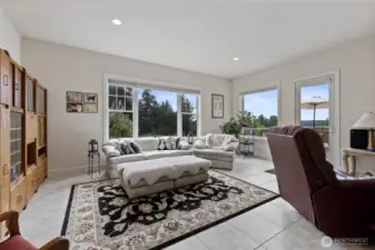 Picture windows allows for plenty of natural light