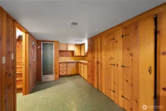 So much possibility in this special downstairs basement area.