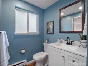 Updated 3/4 bathroom off primary