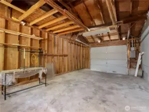 Attached 1-car garage
