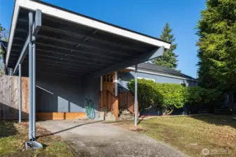 Convenient attached carport and off-street parking