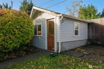 Exterior look at detached unit