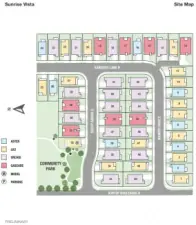 Sunrise Vista Site Map