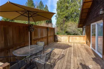 Great area for gatherings