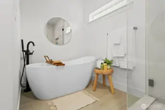 Soaking Tub Primary Suite Bathroom