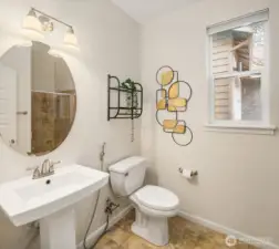 Main Floor Powder Room (3/4 Bath)