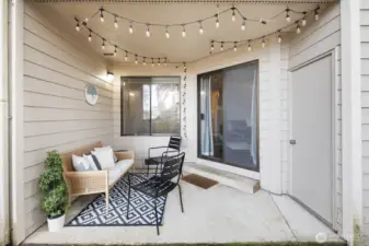 Patio off the living area