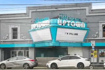 Uptown Theater down the street