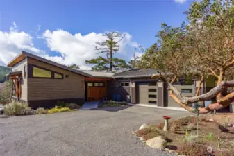 Fire resistant metal and cement lap siding with metal roof