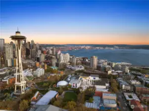 Unit 120 is a stone's throw from Seattle Center and all it has to offer!