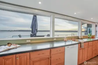 Washing dishes is a pleasure with this view.