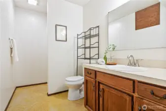 3/4 bath in basement