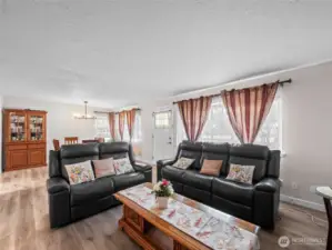 Living Room and Dining Area