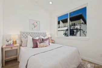 Photos of Model Home at the Property.