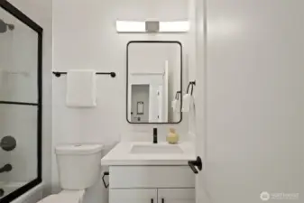 Photos of Model Home at the Property.