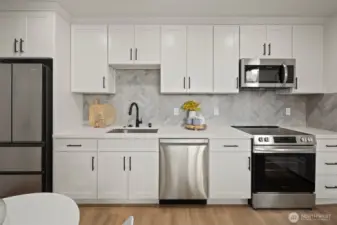 Photos of Model Home at the Property.