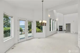 dining room view to living room