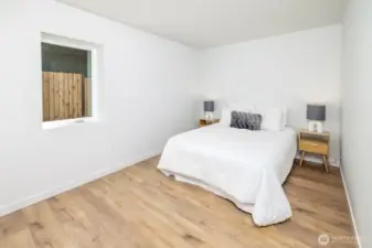 Lower level bedroom.