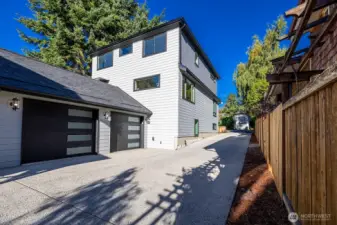 Drive on down the driveway to the two car secure garage EV charger ready. Easy access plus bonus space for your extras!! This is truly a special home!